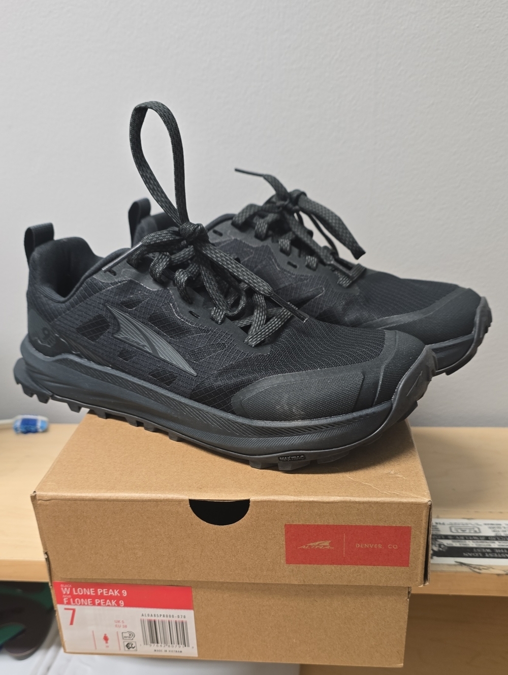 Altra Women's Lone Peak Trail Runners - Black